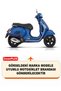 Vespa Gts 125 Rear Bag and Security Lock Compatible Motorcycle Tarpaulin (Black Color) - 2