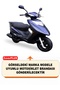 Stmax Lindy 50 Lock Compatible Motorcycle Tarpaulin (Gray Color) with Connection Buckle and Elastic Band - 2