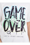 Slogan Print T-Shirt and Shorts Set - 3