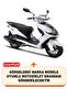 Rks Pesaro 125 Rear Bag and Security Lock Compatible Motorcycle Tarpaulin (Black Color) - 2