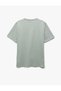 Short Sleeve Cotton Regular Fit Crew Neck Printed T-Shirt - 2