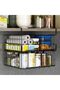 2-Pack Hanging Kitchen Under Shelf Storage Organizer Basket for Cabinet Wire Baskets