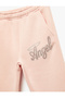 Raised Stone Detailed Printed Jogger Sweatpants with Elastic Waist - 3