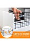 2-Pack Hanging Kitchen Under Shelf Storage Organizer Basket for Cabinet Wire Baskets - 7