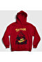 سويت شيرت بقلنسوة للجنسين باللون الأحمر World Downfall Terrorizer 570060tt