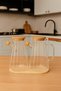 Set of 2 900ml Borosilicate Glass Oil Pot with Bamboo Lid and Base, Heat Resistant, Oil/Vinegar/Sauce Pot - 5