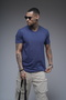 Trend We V-Neck Lycra Single Jersey Fabric Regular Fit T-Shirt - 3
