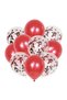 3 Year Old Black Number Balloon Birthday Party Set Cars Lightning Balloon Red Sequin Transparent Balloon - 3