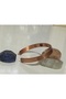 Waterway Patterned Dual Pure Copper Bracelet Solomon Seal Ayetel Kursi Nazar Verse Nali Sharif - 3