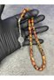 Mosaic High-End Crimping Amber Prayer Beads