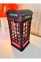 London Telephone Booth Piggy Bank (Large Size Black-Red)
