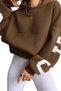 Unisex Women Men Chicago New York Printed Custom Design 3 Thread Hooded Sweatshirt Hoodie - 2