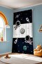 Navy Blue Space and Tiny Patterned Children's Baby Room Background Curtain (Single Wing Pricing) - 4