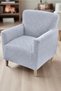 Seat Cover Armchair Cover Single Person Armchair Key Pattern Elastic Washable 1 Pc Sofa Cover - 2