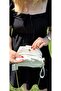 Women's Soft Leather Chain Strap Hand and Shoulder Bag - 4