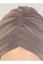 Women's Cross Three-Striped Outer Bonnet Ready Turban Mink - 3