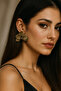 Orchidée Noire – Handmade Black Orchid Design Earrings |   Lu Atelier.