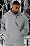 3 Yarn Combed Cotton Lion Printed Oversized Sweatshirt