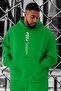 3-Ply Combed Cotton Text Printed Oversized Sweatshirt