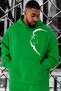 3 Yarn Combed Cotton Lion Printed Oversized Sweatshirt