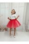 There Is a Model Red / White Fluffy Tutu Skirt April 23 October 29 Show Skirt - 6