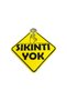 Special Glass Ornament for Taggers Plexiglass with Suction Cup Crest Yellow