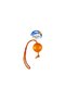 Rubber Ball With Rope Mix Mixed Colors 30cm - ø6cmLength: 6cm