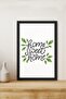 Home Sweet Home Written Frame Look Design Mdf Table - 2