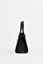 Braided Bag with Metal Accessories Black - 2