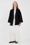 Black 100% Cotton Pocket Muslin Kimono 8065A - 3