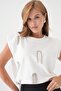Padded Stripe Dangle T-Shirt - 2