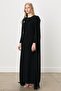Cloak Flower Detailed Dress Black - 7