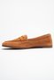 F02 Honey Foam Suede Genuine Leather Women's Loafer Shoes - 4