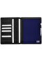 Leather Portfolio for Men and Women, Document File Folder Organizer Padfolio with A5 Note - 2