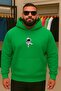 3 Yarn Combed Cotton Astronaut Printed Oversized Sweatshirt