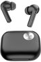 Air Buds 6 NoiseCancelling Wireless buds with ENC, Personalised App, BT v5.3, 50 Hr Playtime, Instacharge, Low Latency, Water Resistant, Android & iOS Support, 1 Year (Charcoal Black)