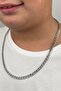 Flat Sports Model Thin 3mm Gourmet Men's Steel Necklace Chain Eck13K