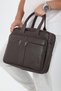 Genuine Leather Briefcase and Laptop Bag / Large Size Laptop Bag with Long Strap / 15.6 Inch - 4