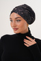 Patterned Hijab Cross Swimming Cap Sea Pool Sports Cap Daily Use Hijab Swimsuit Shawl Scarf - 2