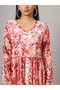 Hand Embroidered Lucknowi Chikankari Printed Mulmul Cotton Jalabiya-AL3936 - 6
