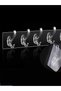 Transparent Hanger, Adhesive Hanger 2 Pieces of 5 Adhesive Hanger, Kitchen Hanger, Bathroom Hanger - 3