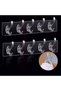 Transparent Hanger, Adhesive Hanger 2 Pieces of 5 Adhesive Hanger, Kitchen Hanger, Bathroom Hanger - 2