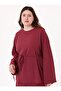 Tie Detail Skirt&Blouse Plus Size Double Set - Murdum - - 2