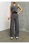 Women's Full Fit Cherry Elegance High Waist Palazzo Trousers