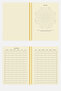 A5 Spiral Linen Timeless Planner Agenda, with Elastic Pocket - 3