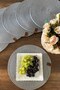 American Service / Presentation Plate Mat / Cream White Gray Coffee Color Options / 6 Pieces Jute Supla - 3