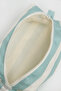 Marina Duck Fabric Large Size Lined Makeup Bag Travel Bag Nile Green - 5