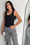 Women's V-Neck Sleeveless Fitted Office & Daily Use Blouse - 2