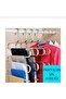 Wardrobe 5 Layer Trousers Scarf Shawl Hanger Smart Hanger - 5