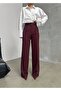 Women's Full Fit Cherry Elegance High Waist Palazzo Trousers - 4
